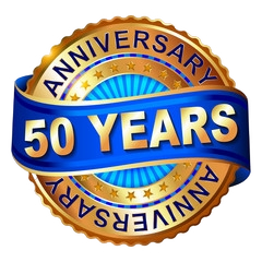 50 Year Tranparent Logo